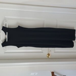 New!! Marine Layer Lexi Rib Black Daytime Midi Dress Size M